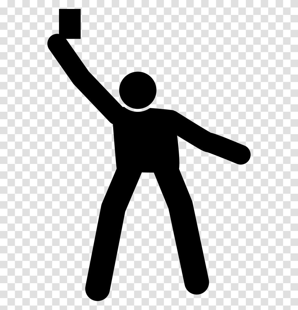 Football Referee Showing A Foul Card On Top Futbol Falta, Silhouette, Person, Pedestrian Transparent Png