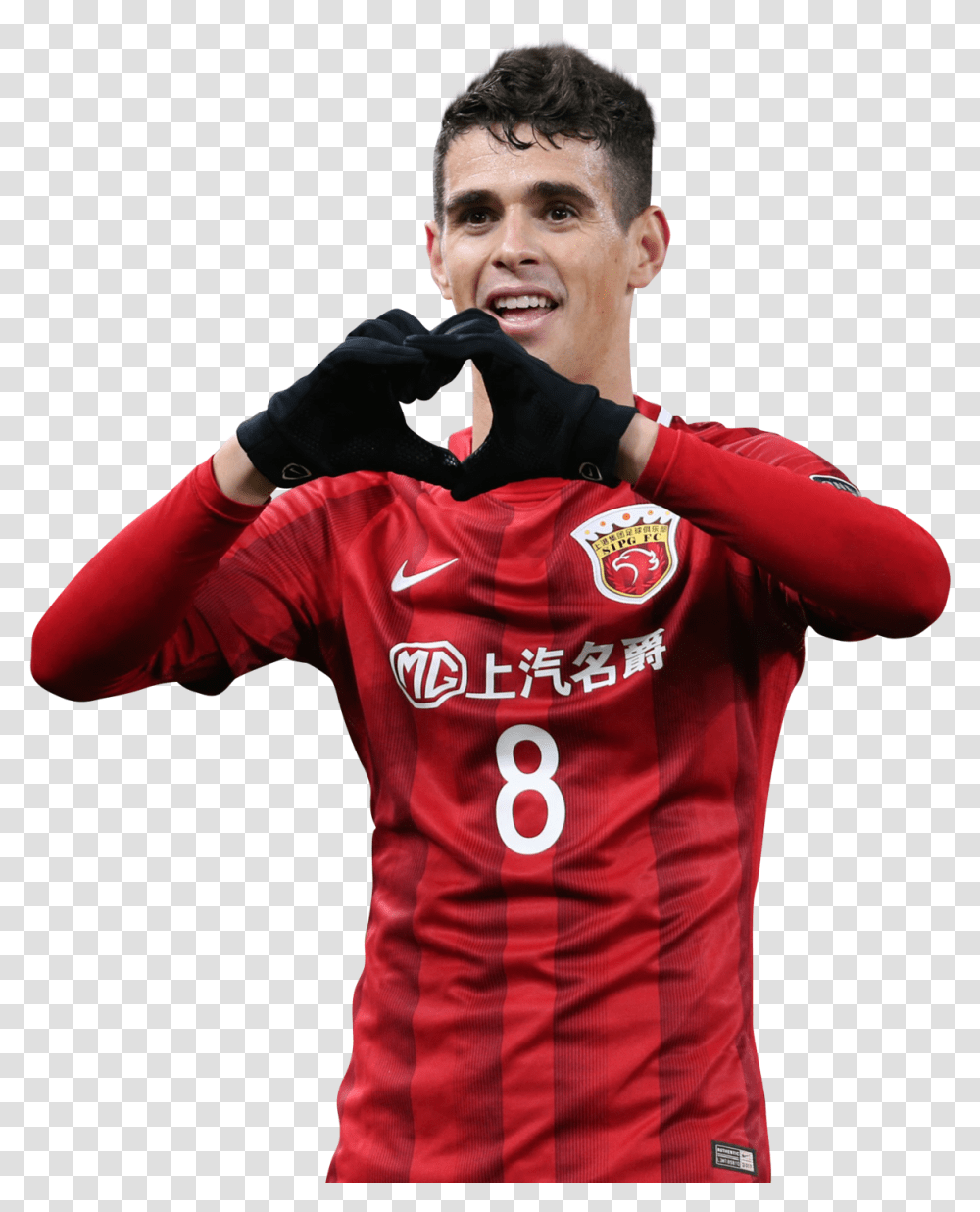 Football Render Oscar Dos Santos, Clothing, Apparel, Shirt, Person Transparent Png