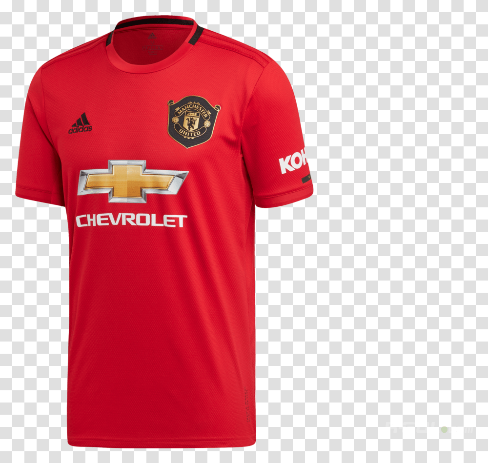 Football Shirt Adidas Manchester United Jsy Man Utd Jersey 2019, Apparel, T-Shirt, Person Transparent Png