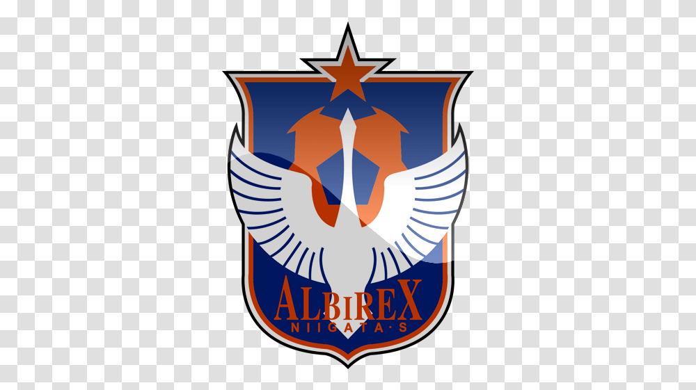 Football Soccer World Logos Albirex Niigata Singapore Fc, Symbol, Emblem, Armor, Trademark Transparent Png