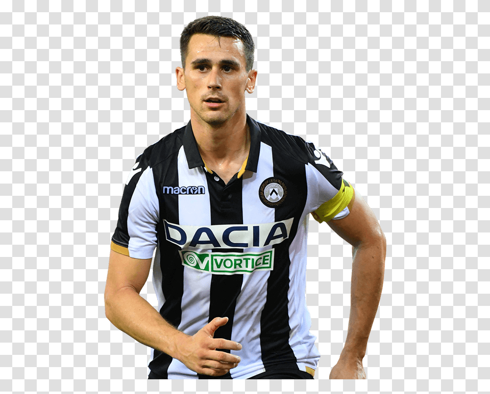 Football Stats Goals Roma Vs Udinese 2020, Clothing, Shirt, Person, Helmet Transparent Png