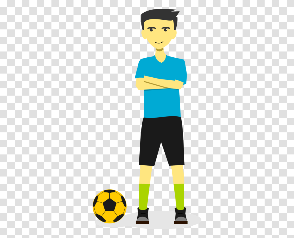 Football Team Captain Sports Goalkeeper, Soccer Ball, Person, People, Standing Transparent Png