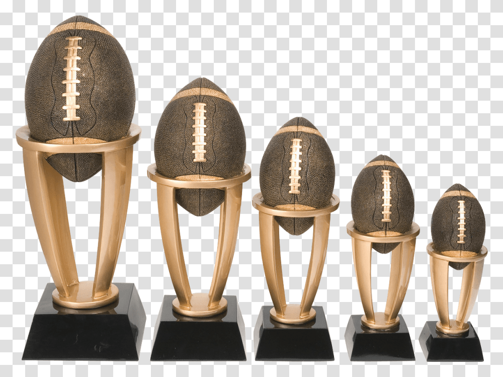 Football Trophy, Bronze Transparent Png