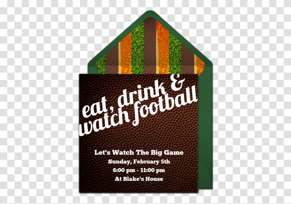 Football Viewing Party Invitations, Poster, Advertisement, Flyer, Paper Transparent Png