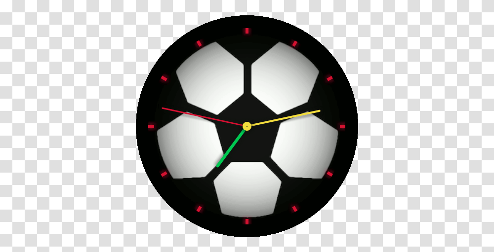 Football Watch Face A For Lovers With Svg Soccer Ball Icon, Team Sport, Sports, Wall Clock, Analog Clock Transparent Png