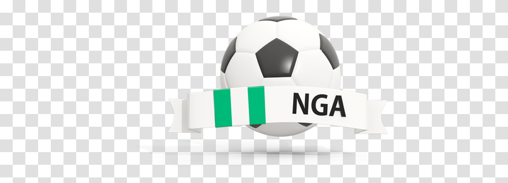 Football With Banner For Soccer, Soccer Ball, Team Sport, Sports, Graphics Transparent Png