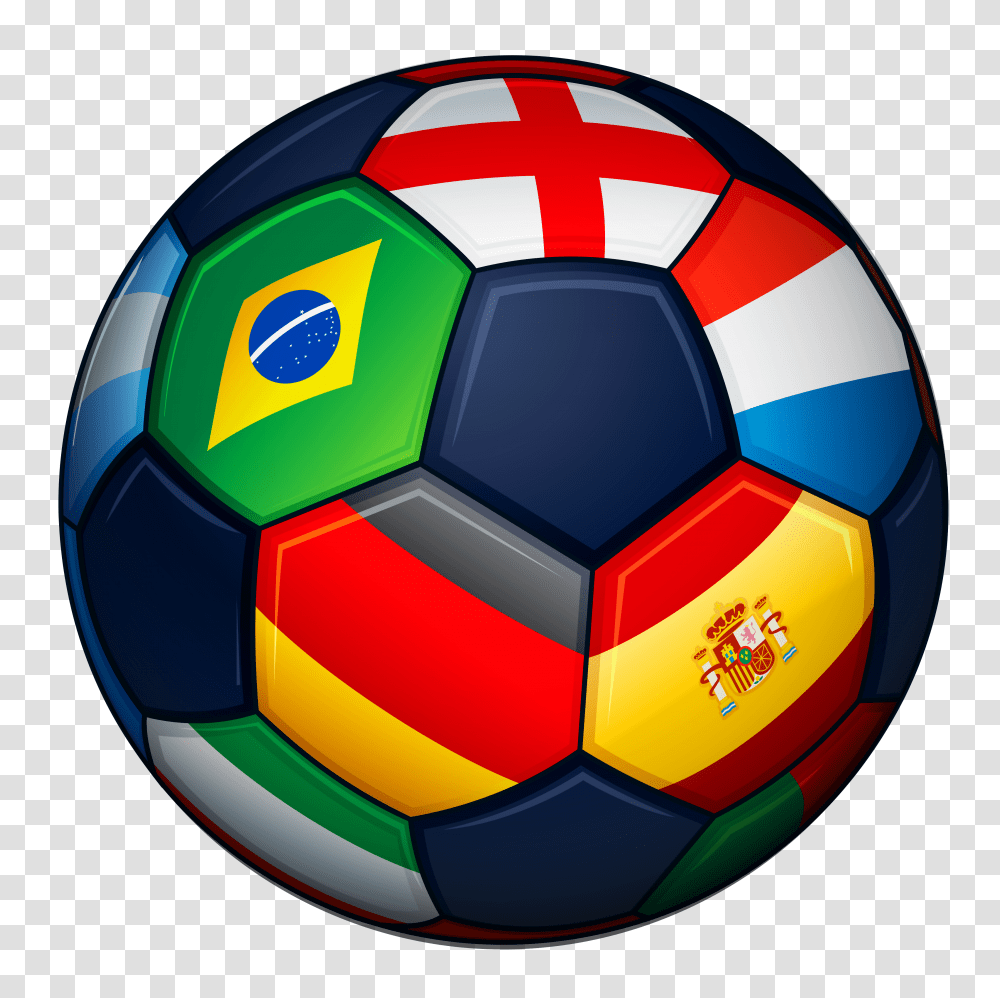 Football With Flags Clipart Gallery, Soccer Ball, Team Sport, Sports Transparent Png