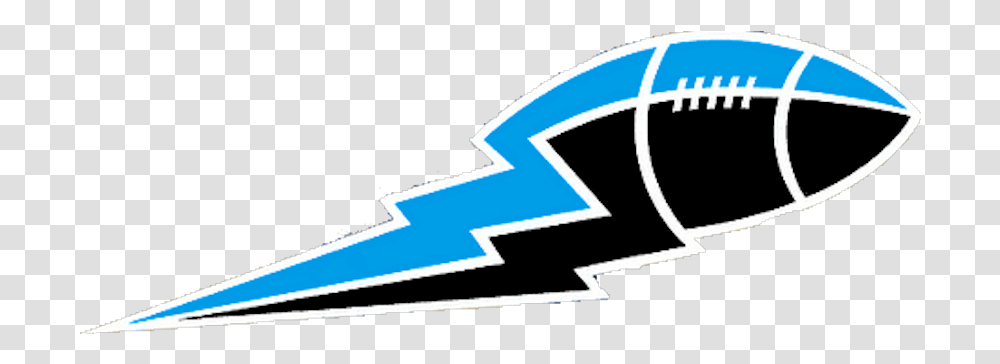Football With Lightning Bolt, Logo, Label Transparent Png