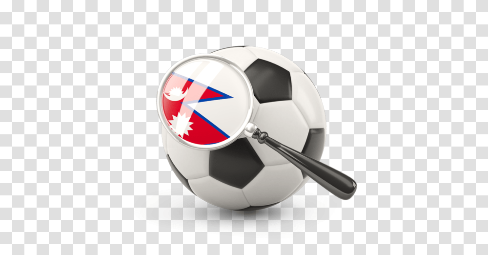 Football With Magnified Flag Futbolnij Myach Horvatiya, Soccer Ball, Team Sport, Sports Transparent Png