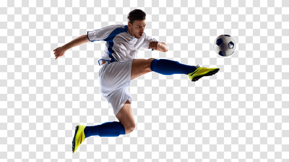 Footballer Football Player Shooting, Person, Human, Soccer Ball, Team Sport Transparent Png