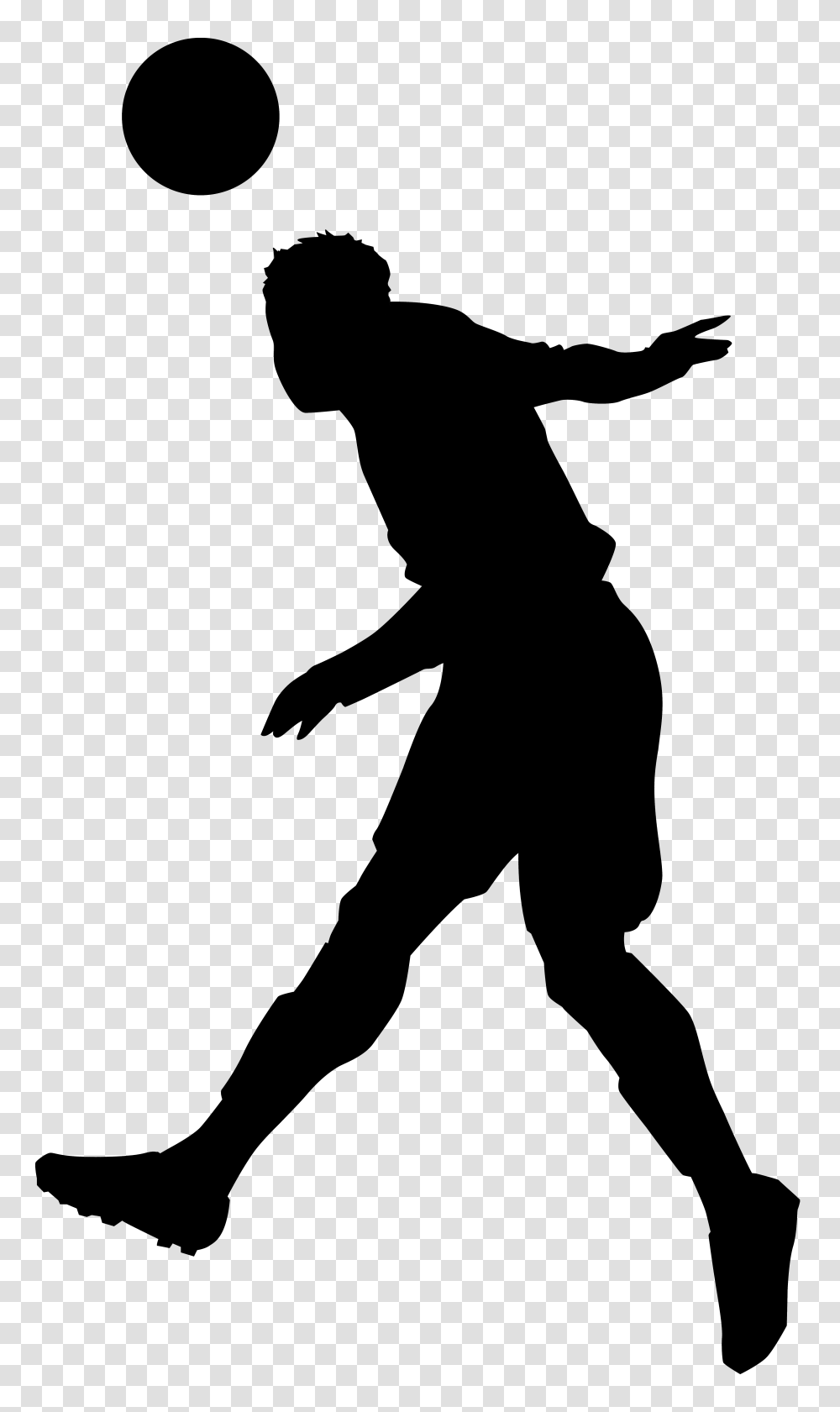 Footballer Silhouette Clip Art, Person, Human, Performer, Leisure Activities Transparent Png