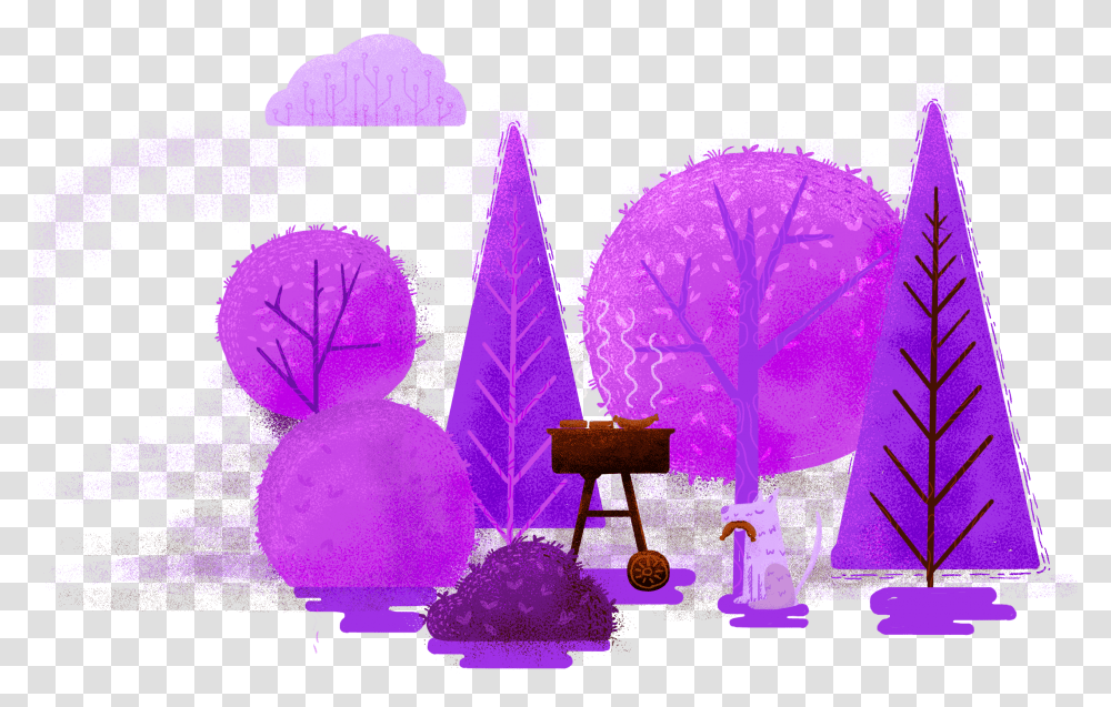 Footer Illustration Illustration, Purple, Crystal, Nature, Outdoors Transparent Png