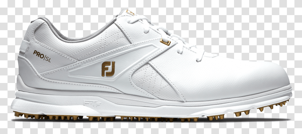 Footjoy Golf Shoes Footjoy Pro Sl Gold, Footwear, Clothing, Apparel, Sneaker Transparent Png