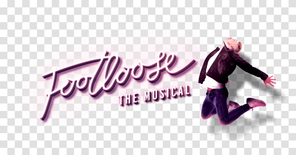 Footloose Title2 Musical Theatre Musings Logo Footloose The Musical, Person, Label, Text, Word Transparent Png