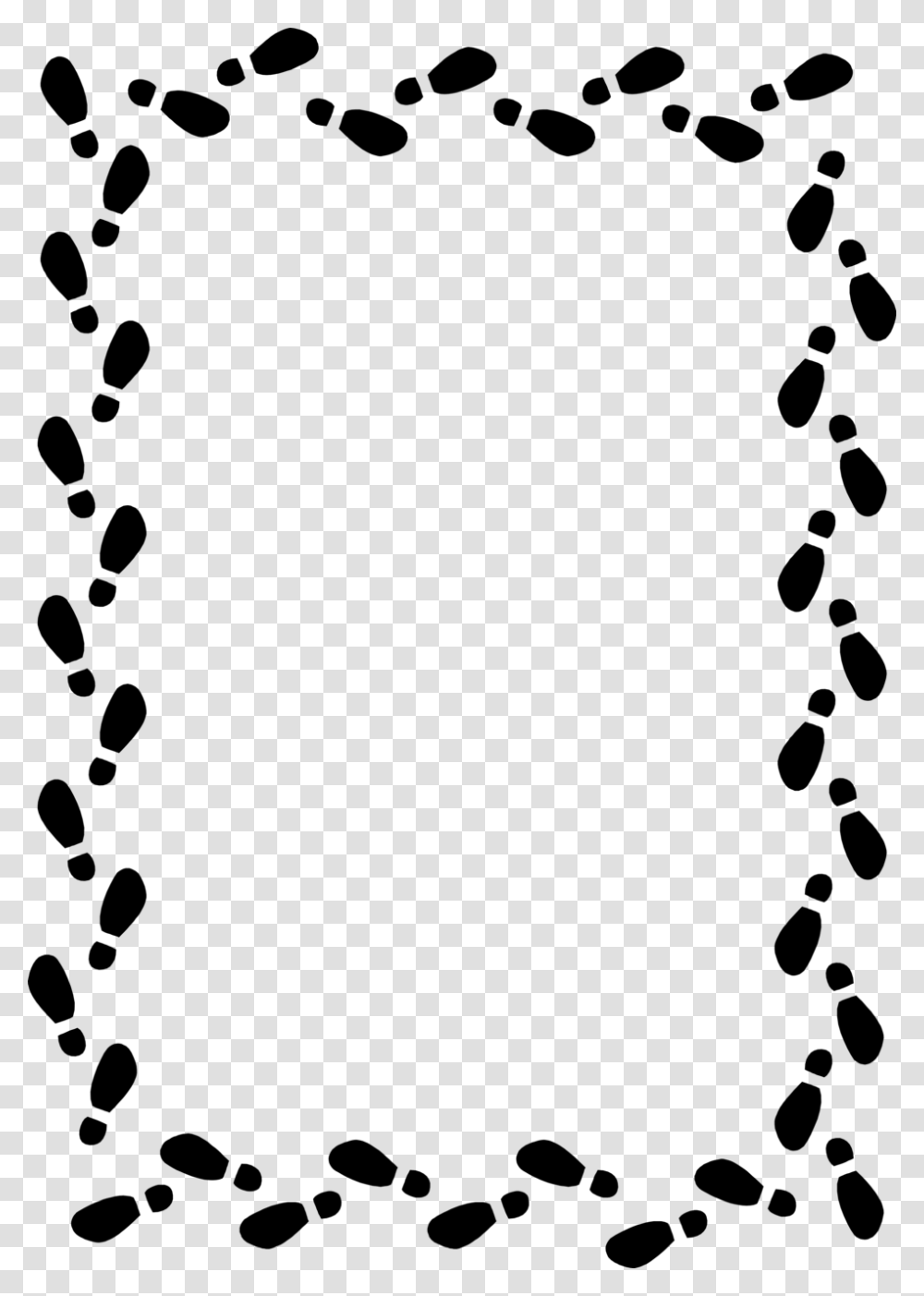 Footprint Border Cliparts, Gray, World Of Warcraft Transparent Png