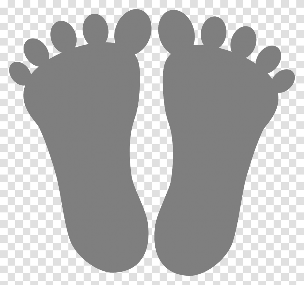 Footprint Clipart, Barefoot, Heel, Silhouette Transparent Png