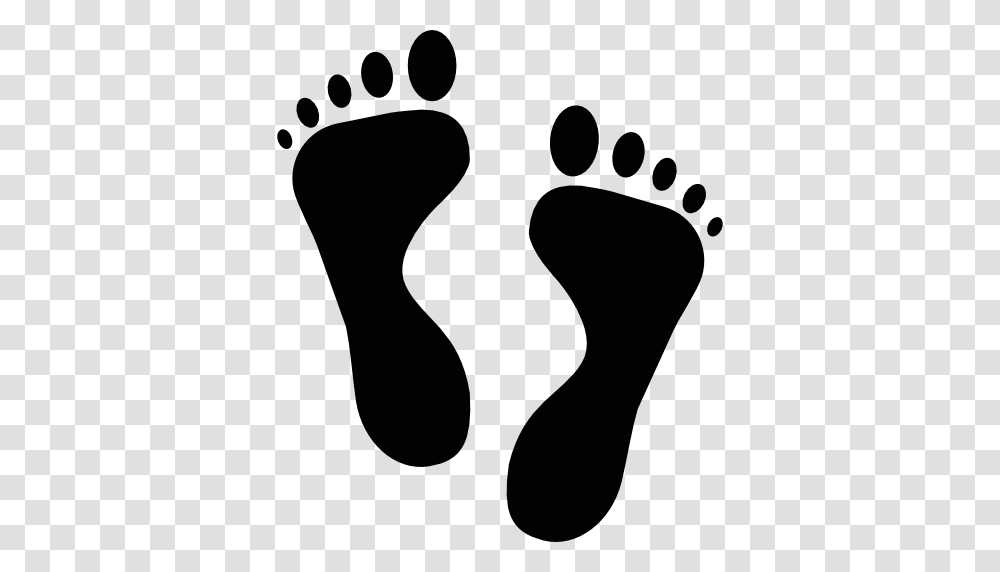 Footprint Icon, Silhouette Transparent Png