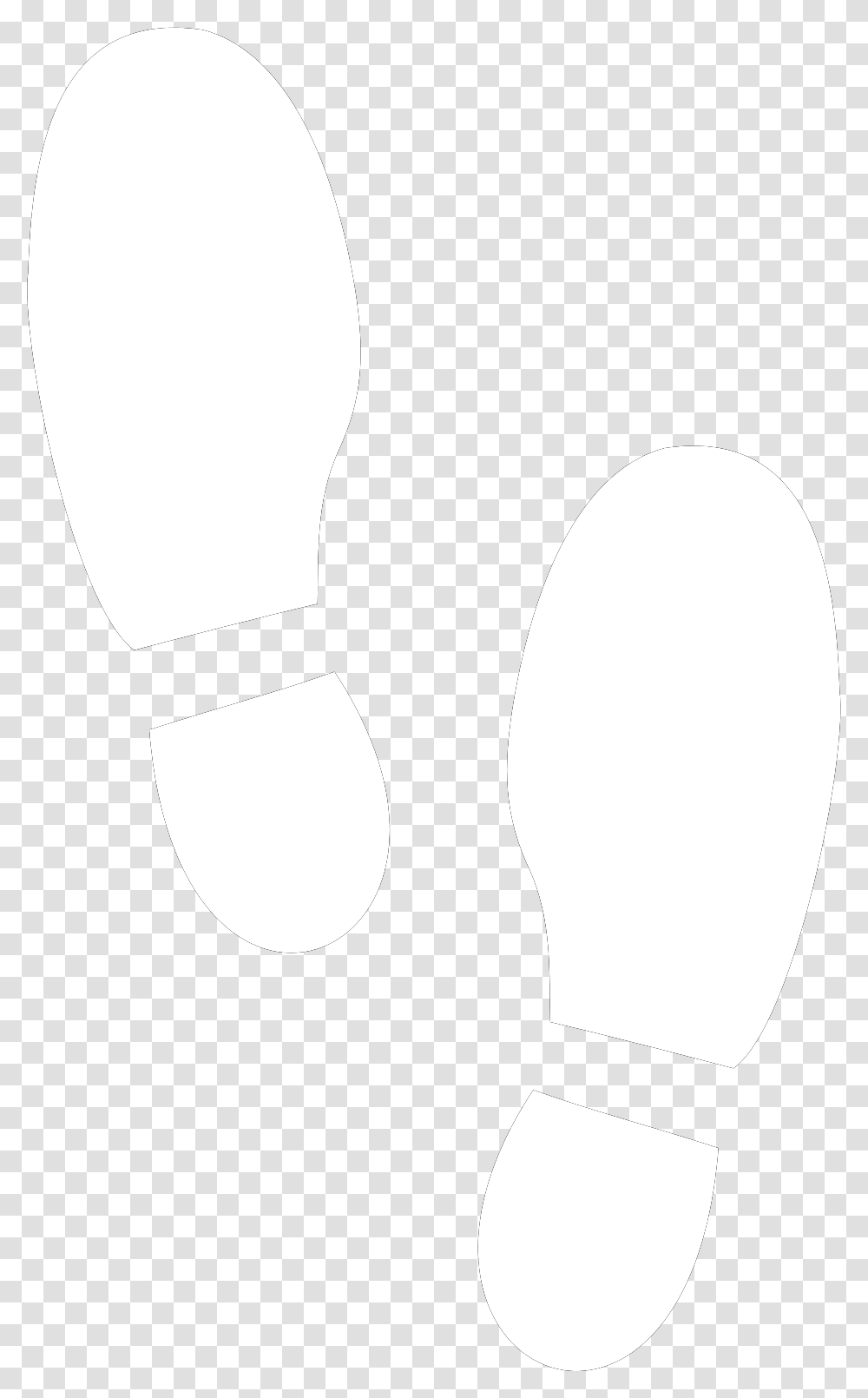 Footprint Icon White, Stencil, Goggles, Accessories, Accessory Transparent Png