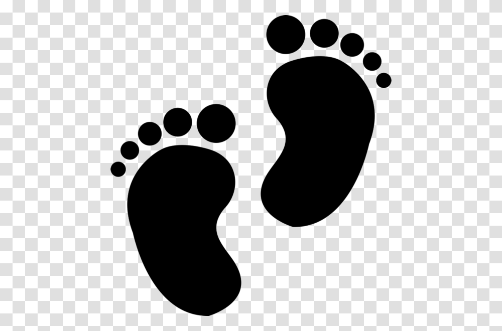 Footprint Infant Child Baby Feet Silhouette Transparent Png