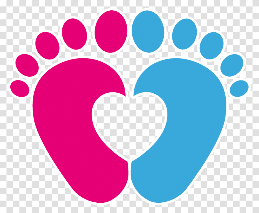Footprint Infant Clip Art, Heart, Purple Transparent Png