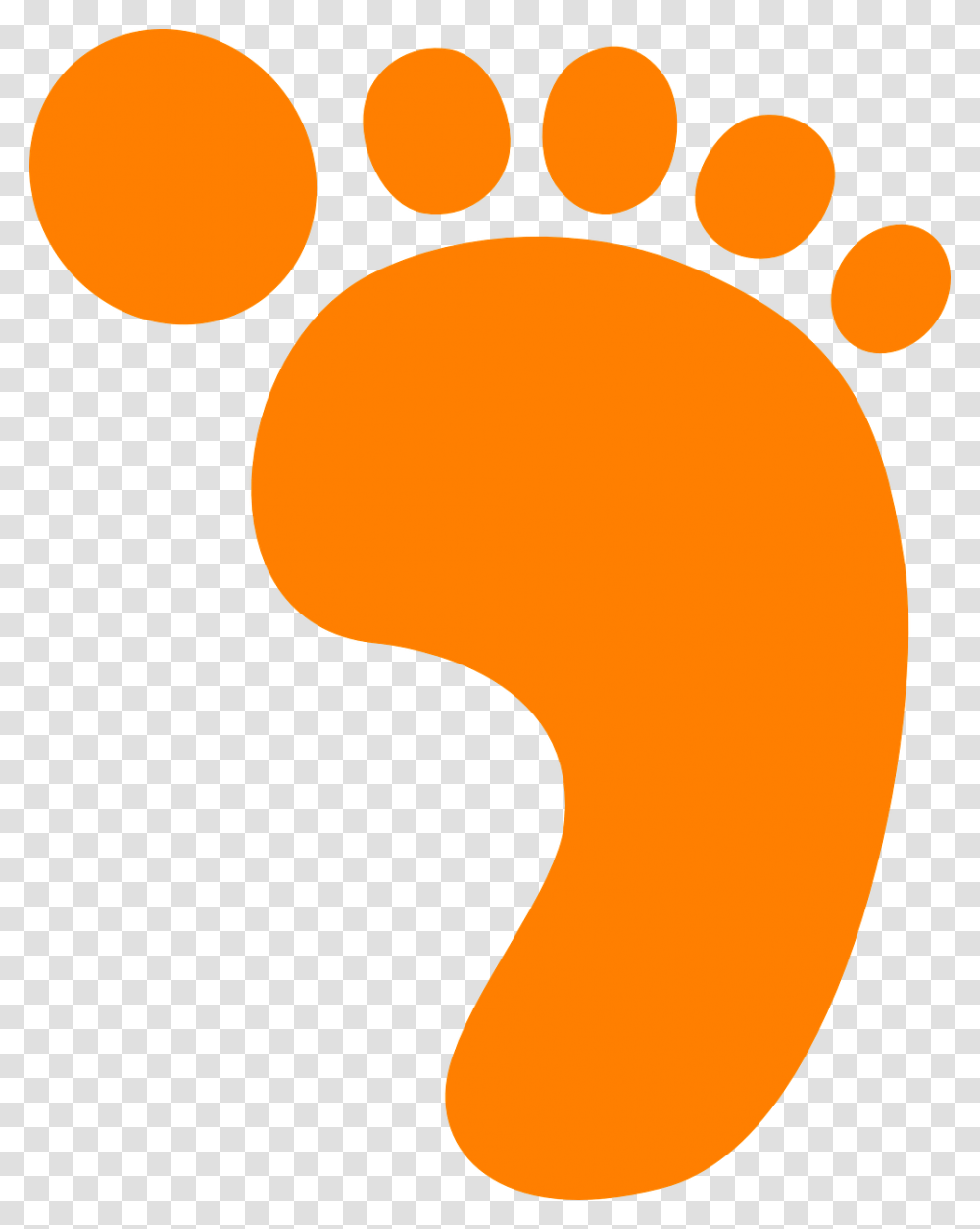 Footprint Left Foot Barefoot Free Picture Foot Print Transparent Png