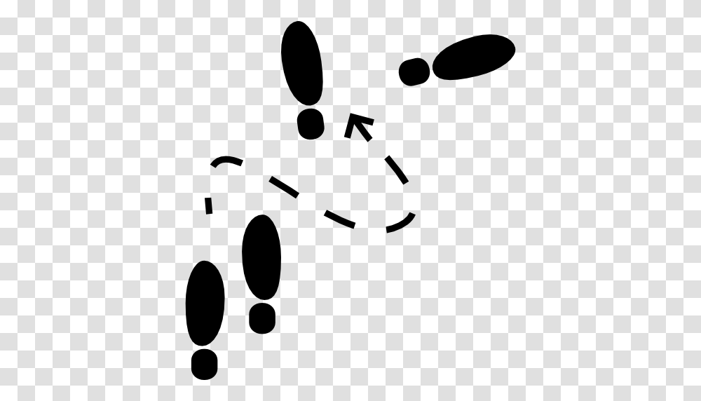 Footprints Direction Sketch Transparent Png