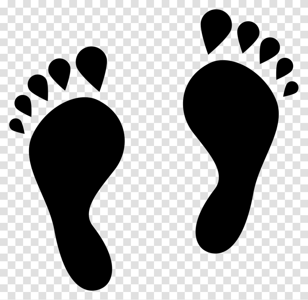 Footprints Human Foot Clipart Transparent Png