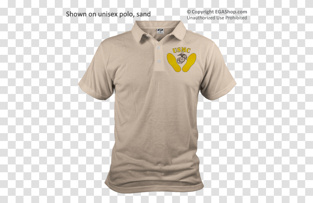 Footprints In The Sand Download Polo Shirt, Apparel, Sleeve, T-Shirt Transparent Png