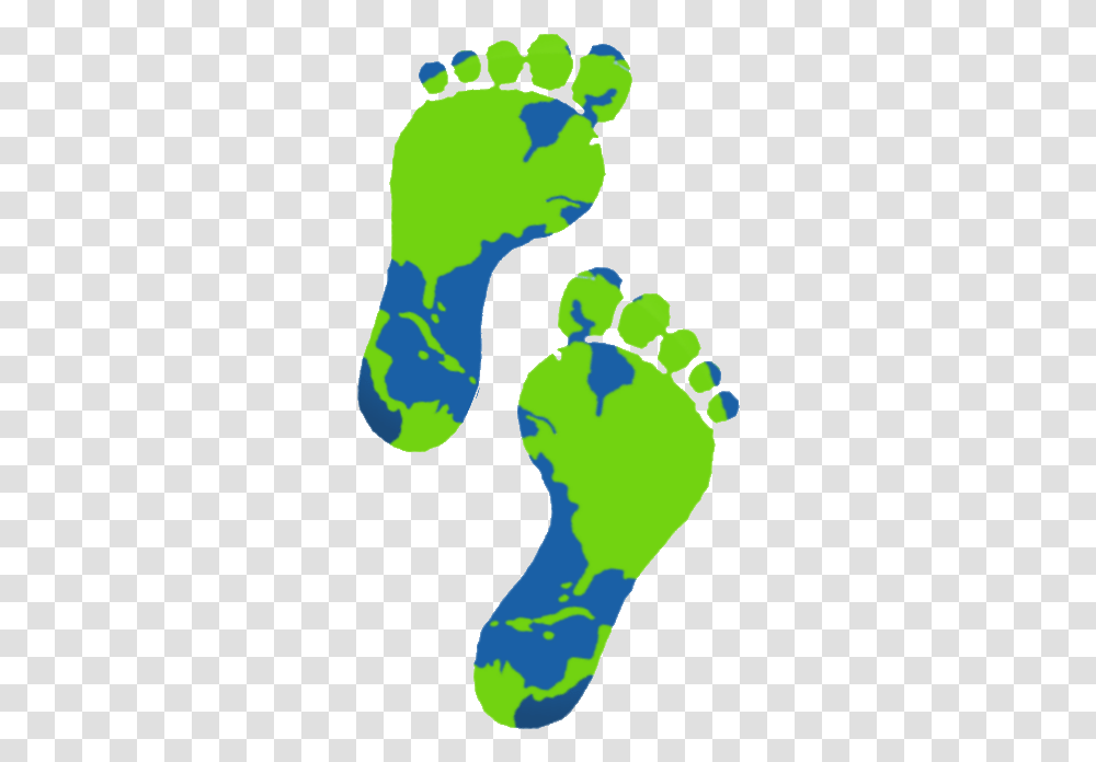 Footprints Montessori Footprints On World Clipart Transparent Png