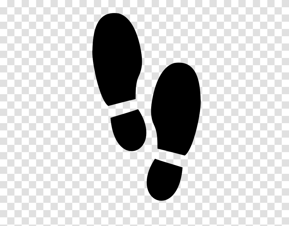 Footprints, Stencil Transparent Png