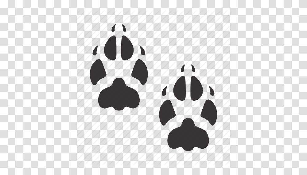 Foots Fox Paws Traces Icon, Stencil, Plant, Tree Transparent Png