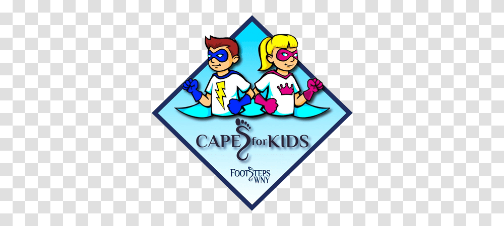 Footsteps Of Wny Capes For Kids Program, Poster, Advertisement, Person, Human Transparent Png