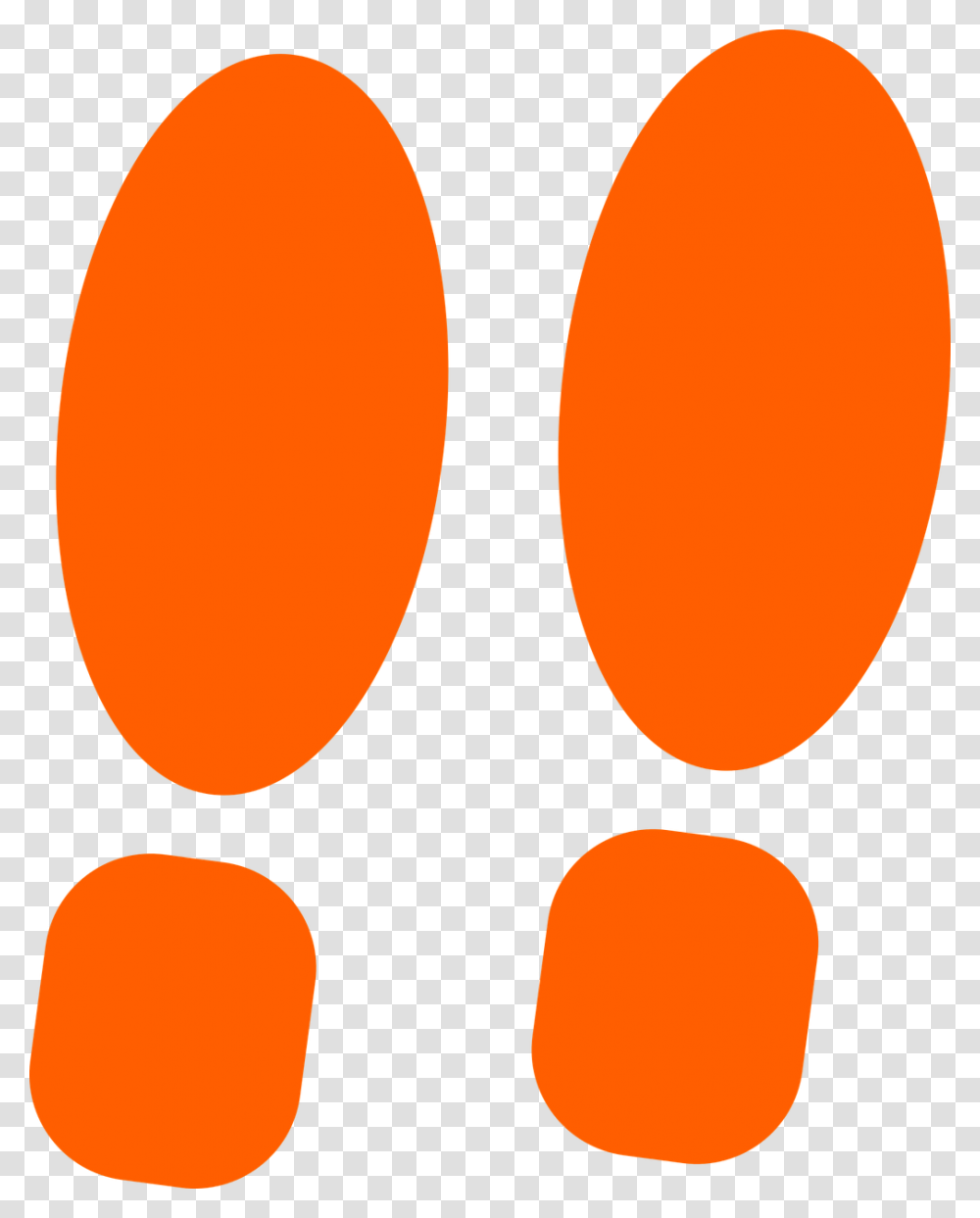 Footsteps Steps Icon Free Picture Orange Footsteps, Balloon, Cutlery, Tie, Accessories Transparent Png