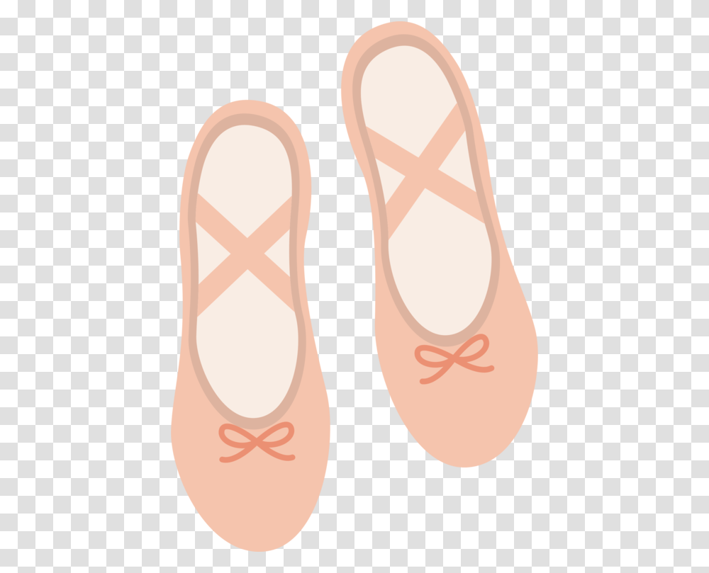 Footwearpeachshoe Clipart Ballet Shoes Background, Apparel, Flip-Flop Transparent Png