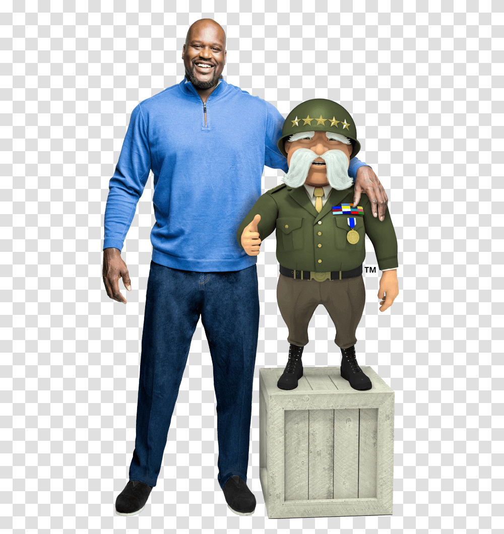 For A Great Low Quote You Can Get Online Shaquille O Neal The General, Person, Helmet, Sleeve Transparent Png