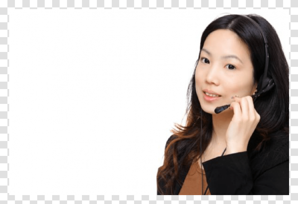 For Contactcenteragent Asian Call Center, Face, Person, Female, Smile Transparent Png