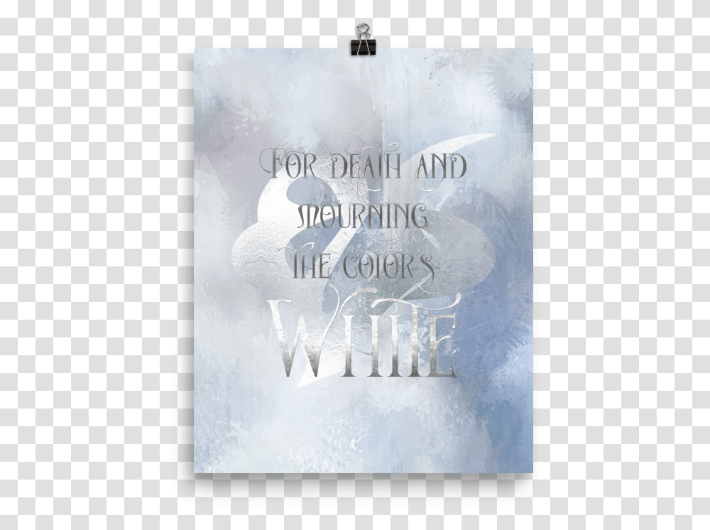 For Death And Mourning The Color S White Christmas Card, Nature, Outdoors, Ice, Poster Transparent Png