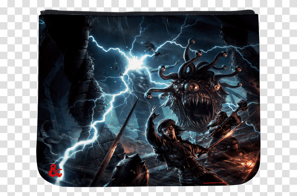 For Fans By Fansbeholder Encounter Sublimated Messenger Flap Dungeons And Dragons Background, Painting, Art, Nature, Person Transparent Png