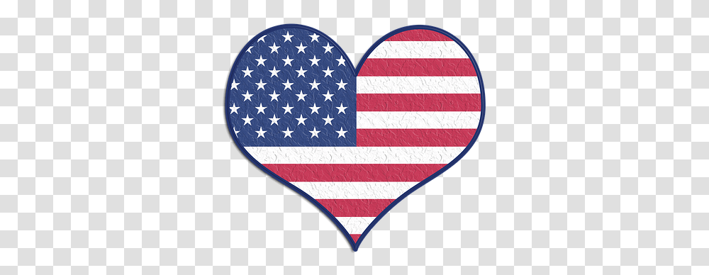For Memorial Day Focus Dance Center Usa Flag Heart, Symbol, American Flag, Rug Transparent Png