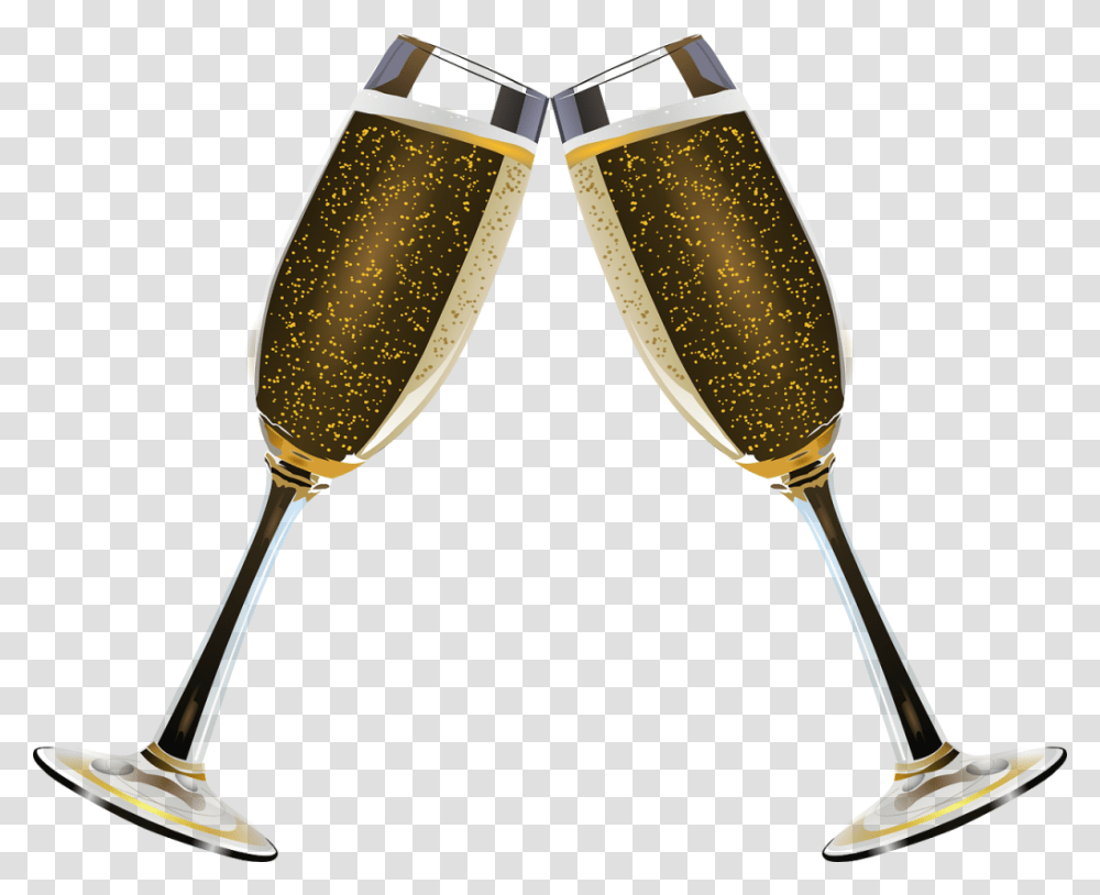 For New Years Eve Toast The Chemistry Of Champagne, Glass, Goblet, Alcohol, Beverage Transparent Png