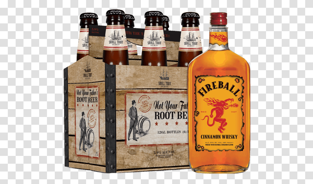 For Not Your Father's Amp Fireball Cinnamon Whisky Fireball Cinnamon Whiskey, Beer, Alcohol, Beverage, Drink Transparent Png