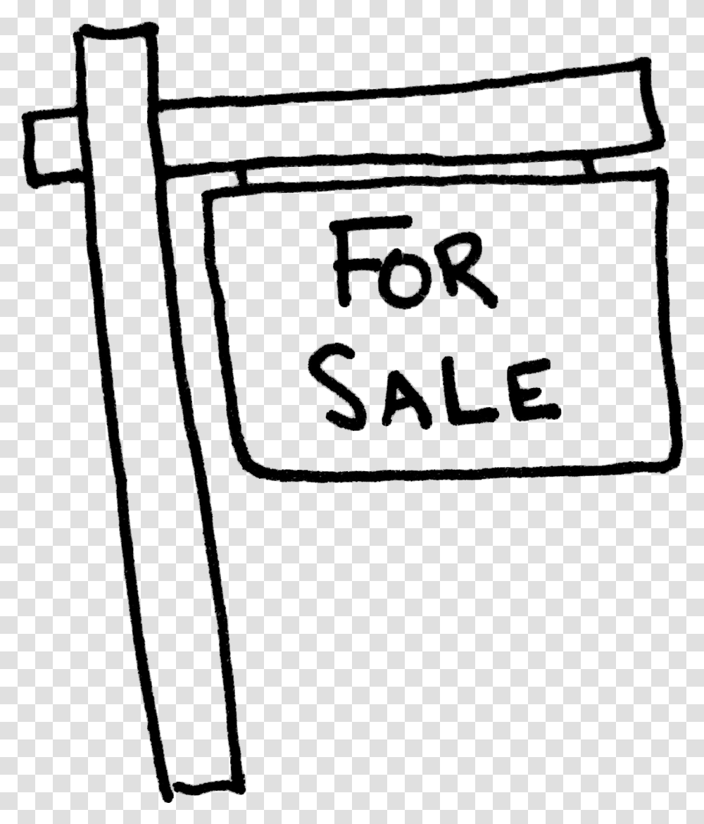 For Sale Sign Line Art, Apparel, Wallet Transparent Png