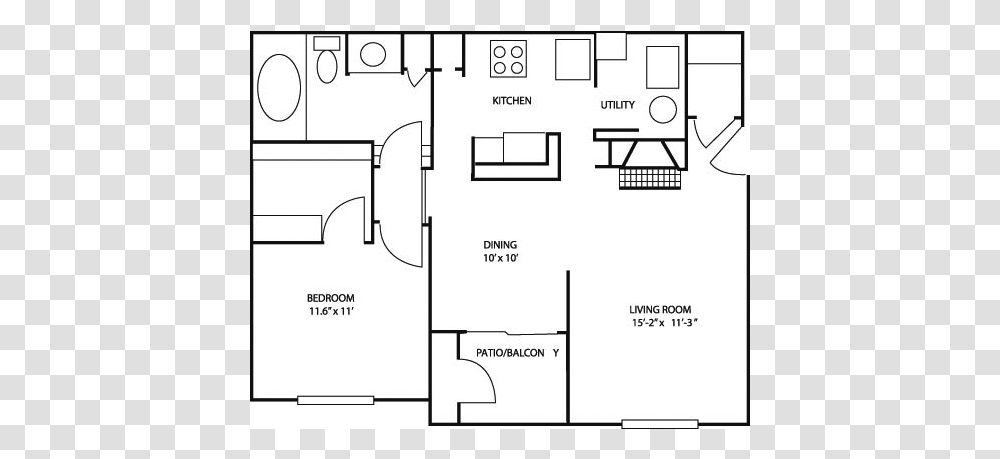 For The 1b 782 Floor Plan Riverstone Ranch Apartments, Diagram, Plot Transparent Png