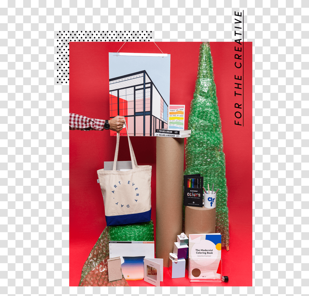 For The Creative Gift Guide Christmas Tree, Handbag, Accessories, Accessory, Tote Bag Transparent Png