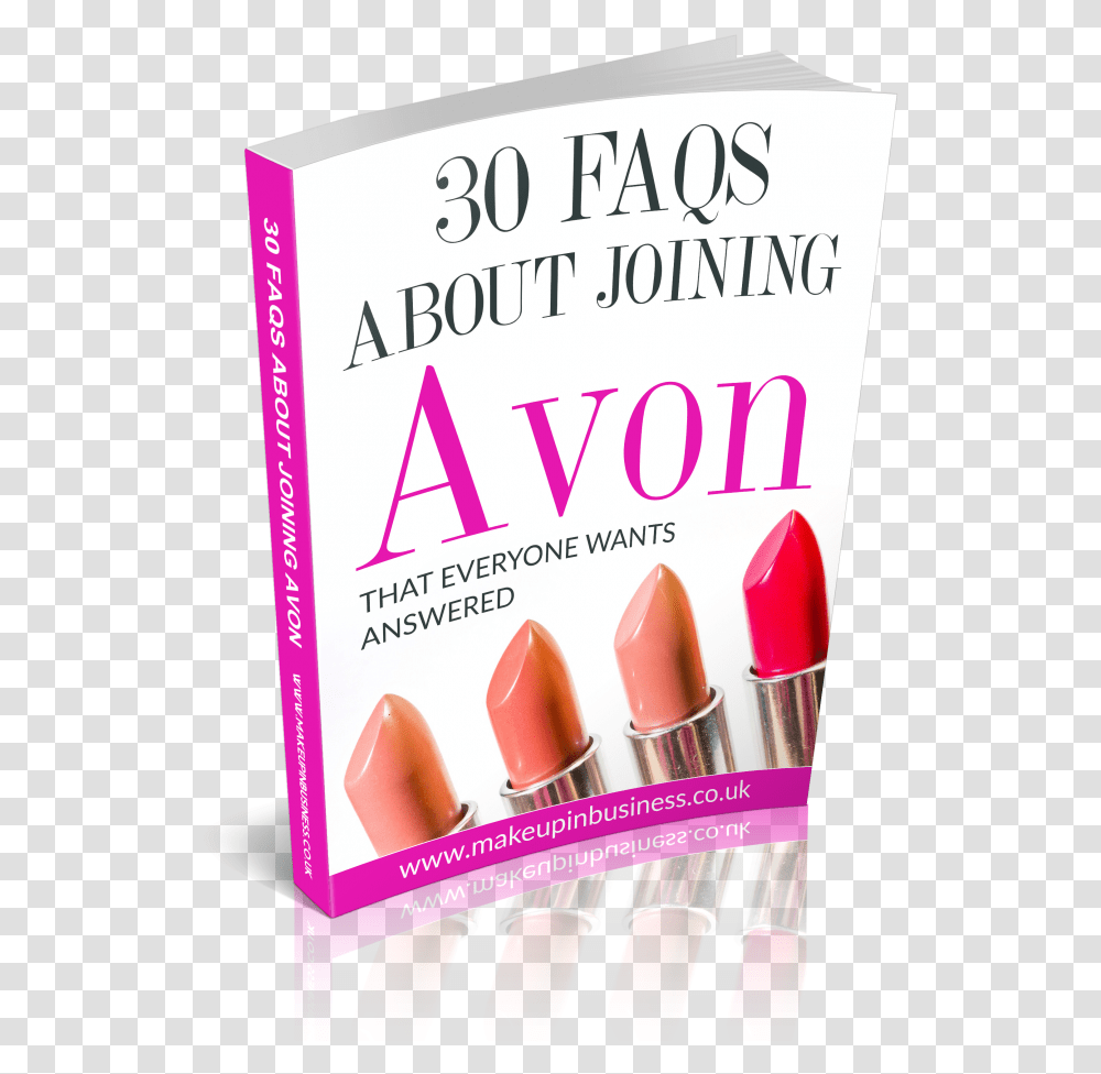 For The Full 30 Avon Faq About Joining Avon Free E Book Publication, Lipstick, Cosmetics Transparent Png