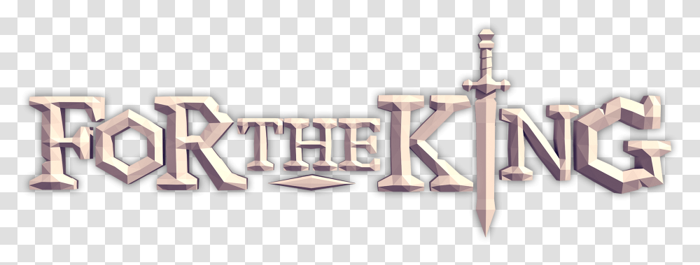 For The King Logo King Logo, Text, Alphabet, Word, Crowd Transparent Png