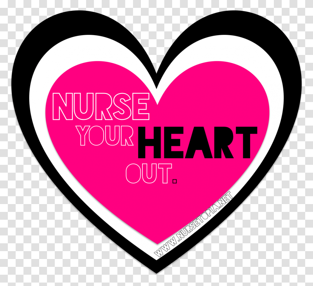 For The Love Of Nursing Nursetopia, Heart, Label Transparent Png