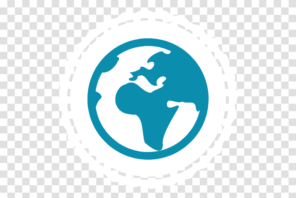 For The Planet Black And White Earth Icon, Security, Recycling Symbol, Outer Space Transparent Png