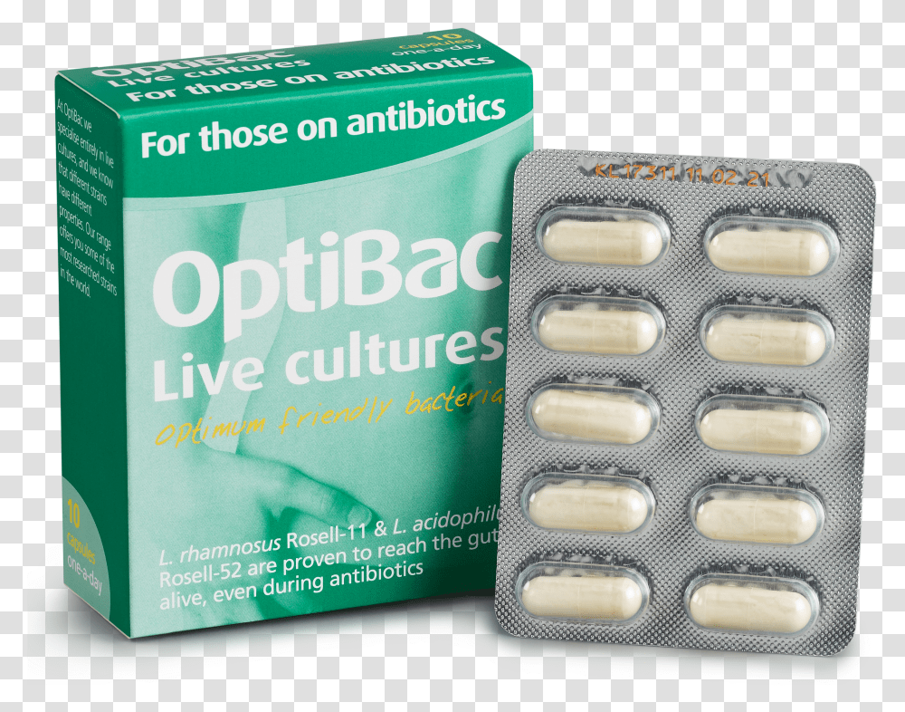 For Those On Antibiotics Pack Contents Pill Transparent Png