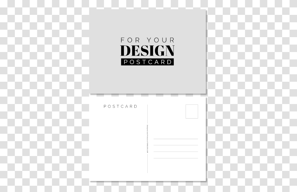 For Your Design Postcard Designer's Days, Mail, Envelope Transparent Png